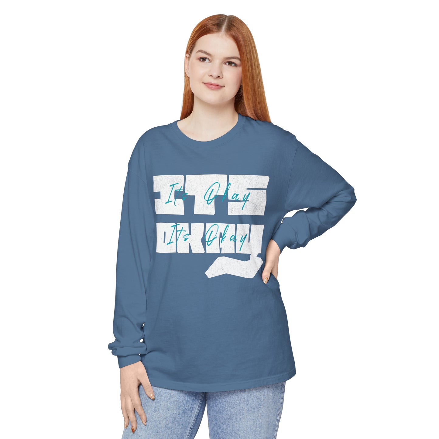 Unisex Garment-dyed Long Sleeve T-Shirt