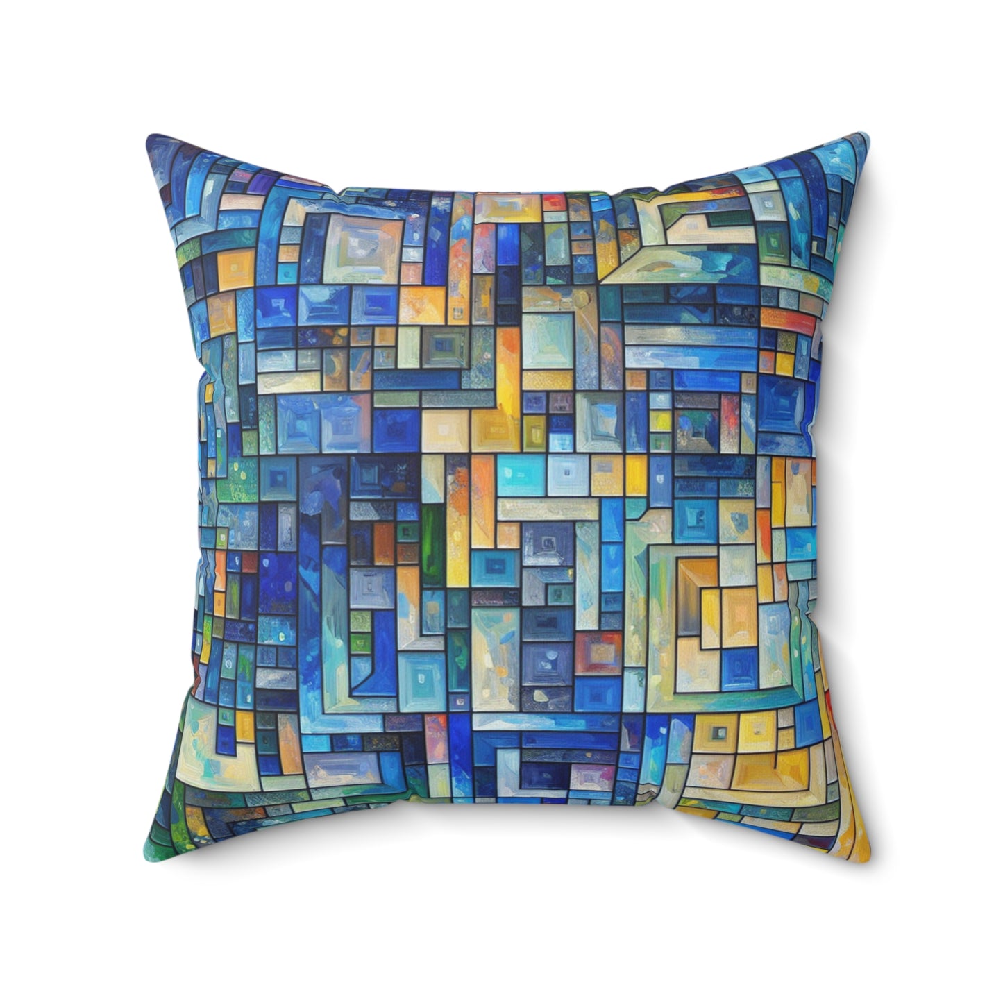 Spun Polyester Square Pillow