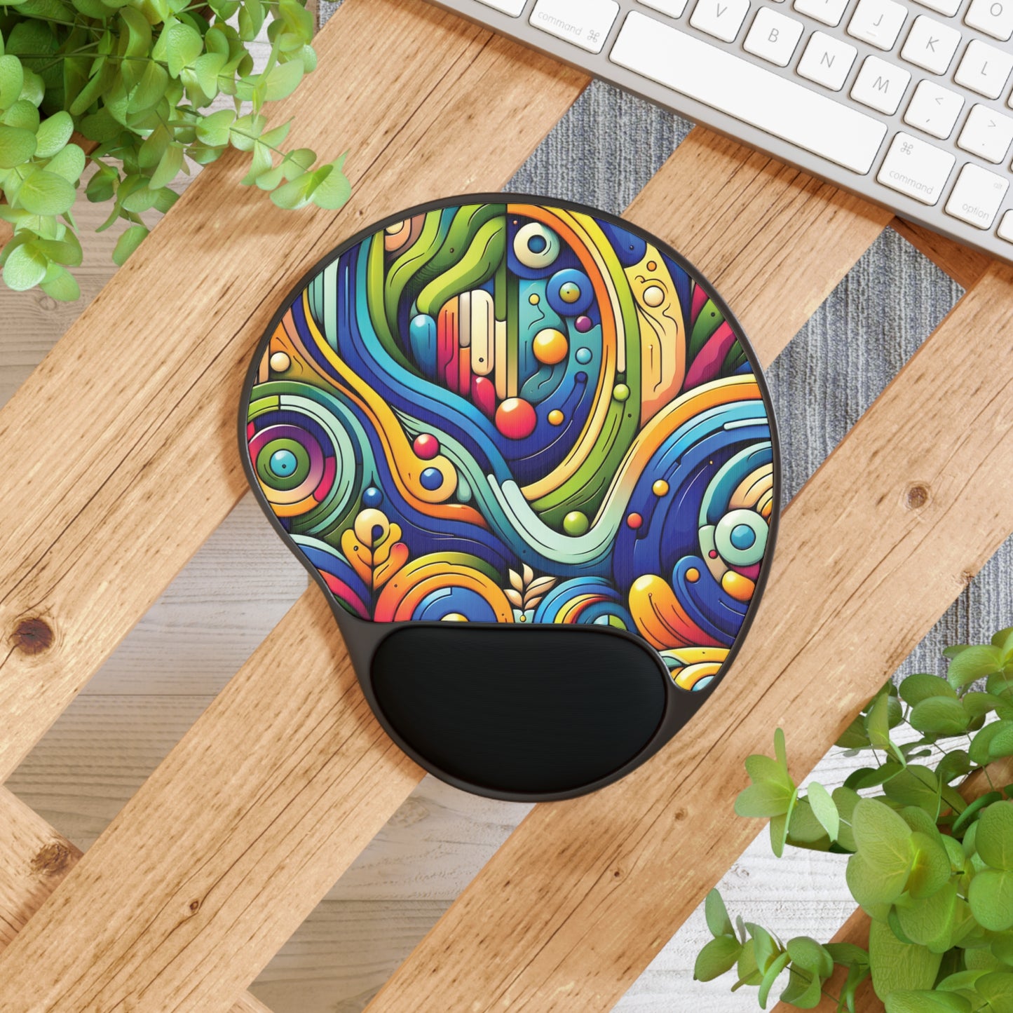 Mouse Pad With Wrist Rest