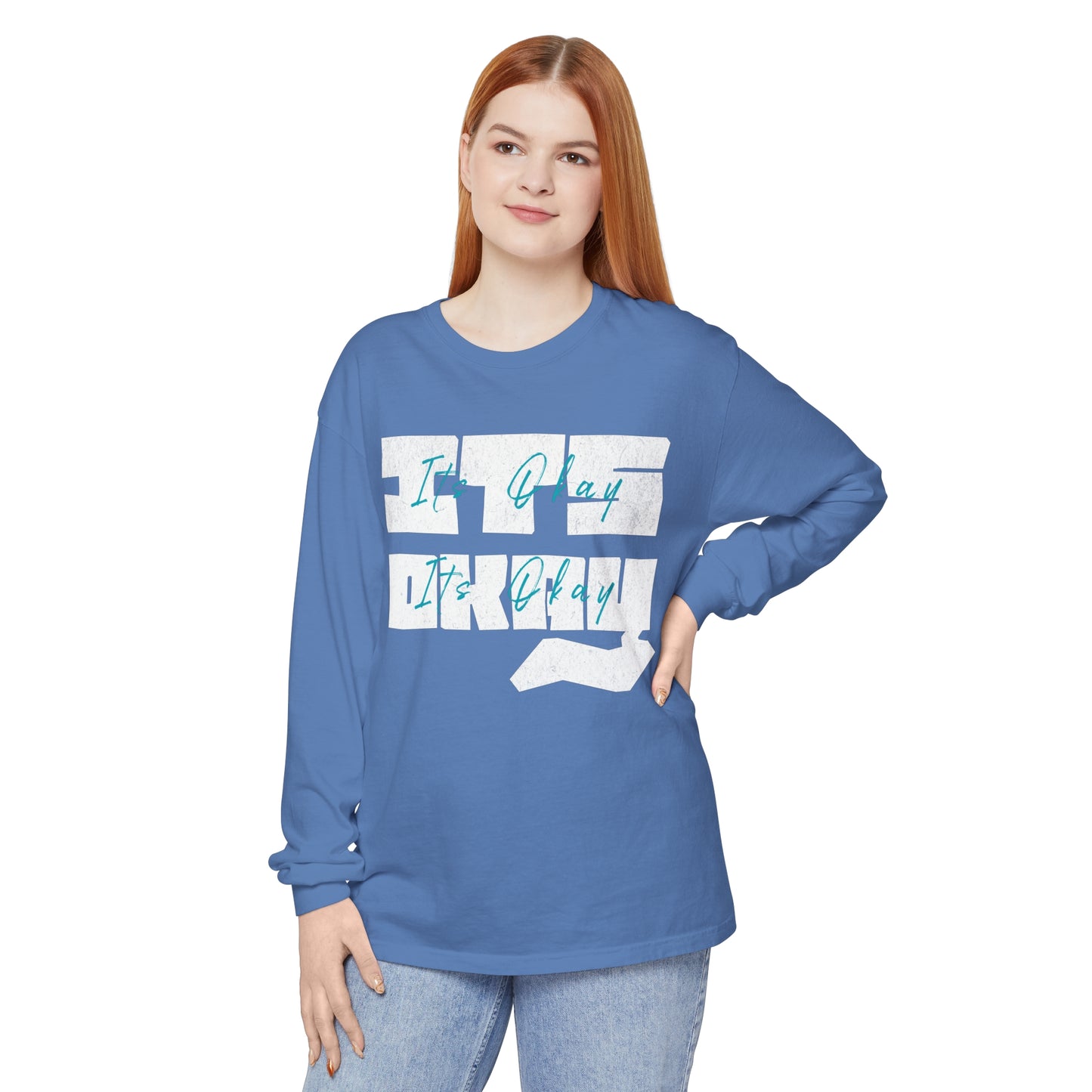 Unisex Garment-dyed Long Sleeve T-Shirt