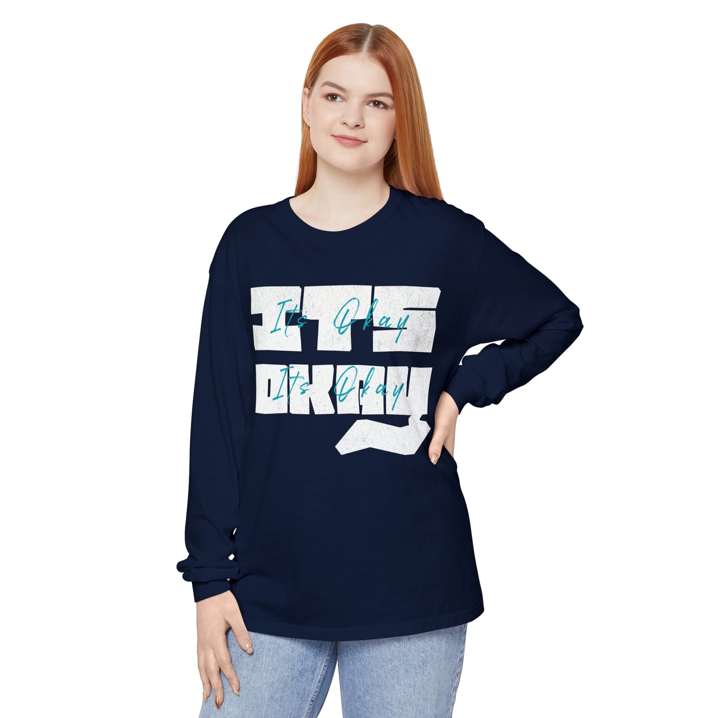 Unisex Garment-dyed Long Sleeve T-Shirt