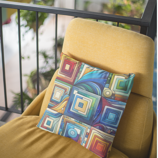 Spun Polyester Square Pillow