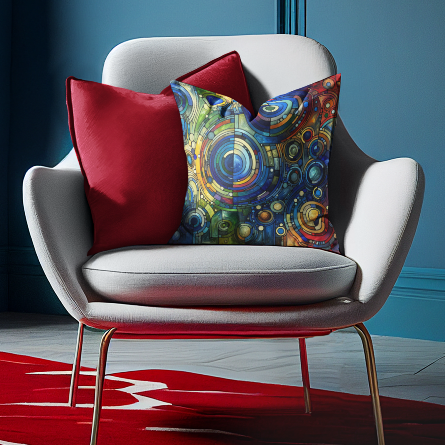 Spun Polyester Square Pillow