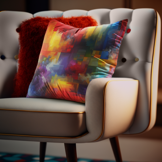 Spun Polyester Square Pillow